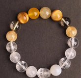 Feng Shui Gold & Earth Pixiu Bracelet - Luck Activation - Cerapoet
